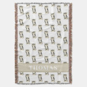 Persoonlijke Chihuahua (Langharige driekleurige) Deken (Voorkant Verticaal)