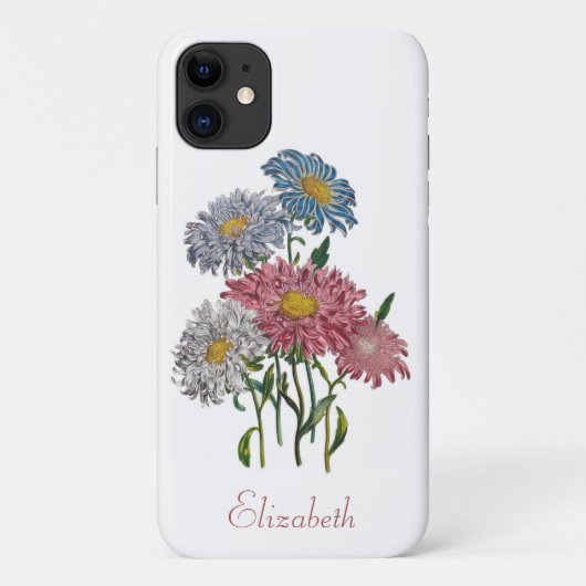 Persoonlijke Chinese Asters Case-Mate iPhone Case (Achterkant)