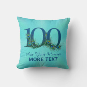 Persoonlijke chique 100 verjaardag eeuw mok kussen