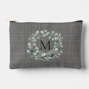 Persoonlijke chique groene Eucalyptus-loofkrans Etui