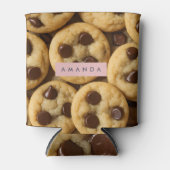 Persoonlijke chocolade chipkoekje blikjeskoeler (Voorkant)