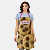 Persoonlijke chocolade chipkoekje schort (Gedragen)