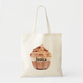 Persoonlijke Chocolade Cupcake-Canvas tas (Voorkant)