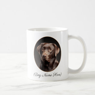 Persoonlijke Chocolade Labrador naast mij Koffiemok