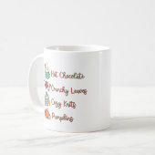 Persoonlijke Chocolademelk Koffiemok (Voorkant links)