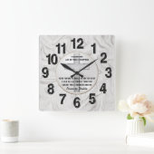 Persoonlijke Christelijke bevorderingscadeaus voor Vierkante Klok (Huis)