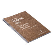 Persoonlijke Christelijke cadeaus voor mannen - Pr Notitieboek (Rechterzijde)