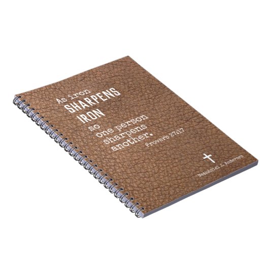 Persoonlijke Christelijke cadeaus voor mannen - Pr Notitieboek (Rechterzijde)
