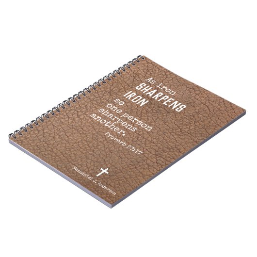 Persoonlijke Christelijke cadeaus voor mannen - Pr Notitieboek (Linkerzijde)