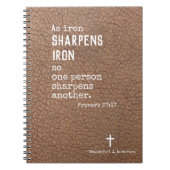 Persoonlijke Christelijke cadeaus voor mannen - Pr Notitieboek (Voorkant)