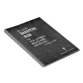Persoonlijke Christelijke cadeaus voor mannen - we Notitieboek (Rechterzijde)