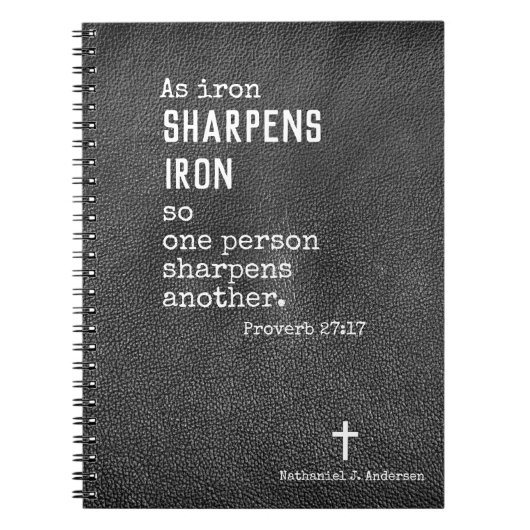 Persoonlijke Christelijke cadeaus voor mannen - we Notitieboek (Voorkant)