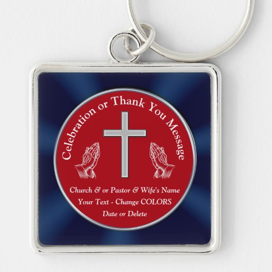 Persoonlijke Christelijke geschenken, kerkgenootsc Sleutelhanger (Voorkant)