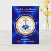 Persoonlijke Christelijke Kaarten voor Pastors, Vr (Gele Bloem)