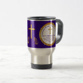 persoonlijke, Christelijke koffiereiswieg, Reisbeker (Voorkant rechts)