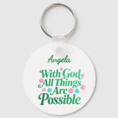 Persoonlijke christelijke sleutelhanger (Achterkant)