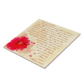 Persoonlijke Christelijke tegels - Matthew 5:43-48 Tegeltje (Zijkant)