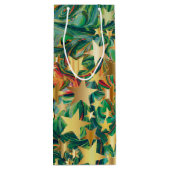 Persoonlijke CHRISTMAS STARS Wijn Cadeautas (Achterkant)