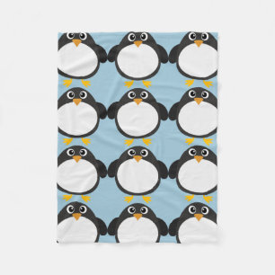 Persoonlijke Chubby Penguin Fleece Deken