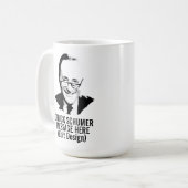 Persoonlijke CHUCK SCHUMER Koffiemok (Voorkant links)