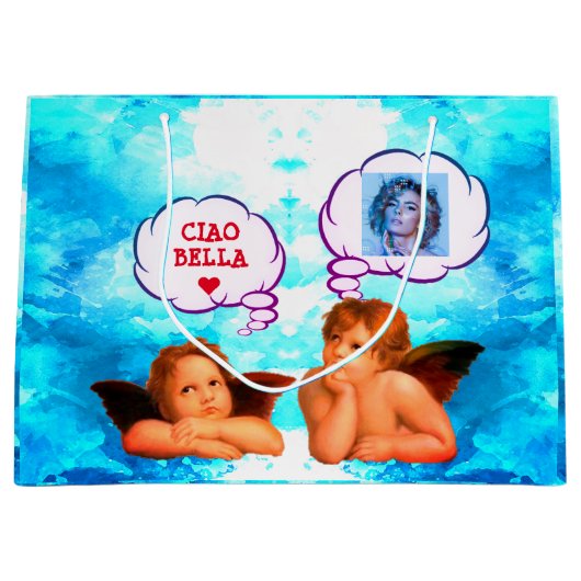 Persoonlijke CIAO BELLA Cherub Angels Groot Cadeauzakje (Voorkant)