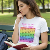 Persoonlijke "Cijfers zijn cool!" 1-100 Grafiek Ki T-shirt