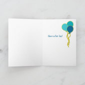 Persoonlijke Circus Birthday-kaart Kaart (Binnen)