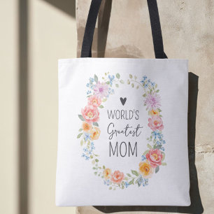 Persoonlijke Citaat Bloemstuk Moederdag Tote Bag