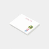 Persoonlijke citroen topiary boom post-it® notes (Schuin)