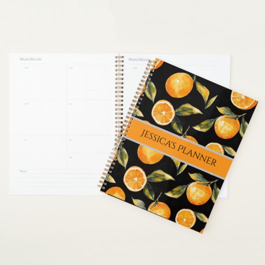 Persoonlijke citrus-thema planner (Display)