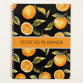 Persoonlijke citrus-thema planner