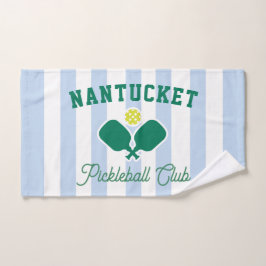 Persoonlijke City Pickleball Club, Preppy Sports Handdoek