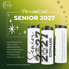 Persoonlijke Class of 2027 Thermische Tumbler Thermosbeker