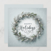 Persoonlijke Classic Feestdagenkaart (Voorkant / Achterkant)