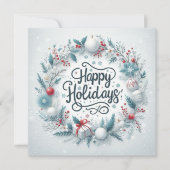 Persoonlijke Classic  Feestdagenkaart (Voorkant)