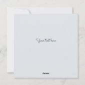 Persoonlijke Classic  Feestdagenkaart (Achterkant)