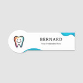 Persoonlijke Clinic-werknemersnaam & Logo Naamplaatje (Voorkant)