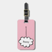 Persoonlijke Cloud on a String Bagagelabel (Voorkant verticaal)