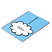 Persoonlijke Cloud on a String Notitieboek (Linkerzijde)