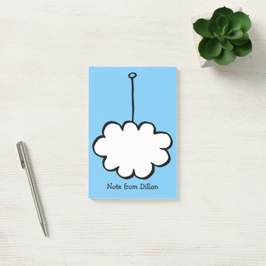 Persoonlijke Cloud on a String Post-it® Notes (Kantoor)