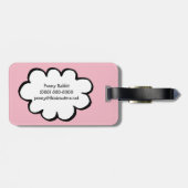 Persoonlijke Cloud op een Touw Bagagelabel (Achterkant horizontaal)