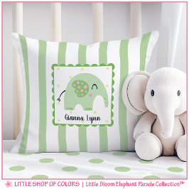 Persoonlijke Clover Olifant Babykamer Kussen