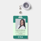Persoonlijke CNA-badge Badge (Voorzijde met uittrekbare clip)