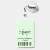 Persoonlijke CNA-badge Badge (Achterkant met uittrekbare clip)