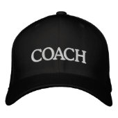 Persoonlijke COACH Basic Flexfit Wolhoed Geborduurde Pet (Voorkant)