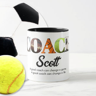 Persoonlijke coachingspelers mok