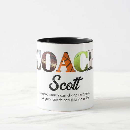 Persoonlijke coachingspelers mok (Midden)