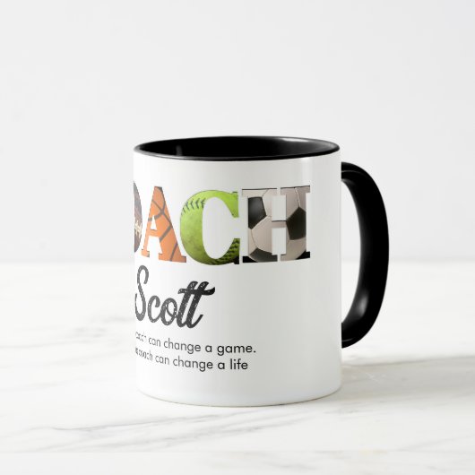 Persoonlijke coachingspelers mok (Voorkant rechts)