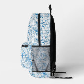 Persoonlijke Coastale Blauwe Rugzak met Naam (Rechts)