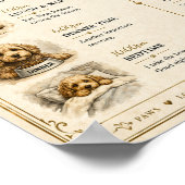 Persoonlijke Cockapoo Dagelijkse Routine Print Cad (Hoek)